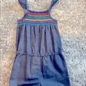 Denim Romper